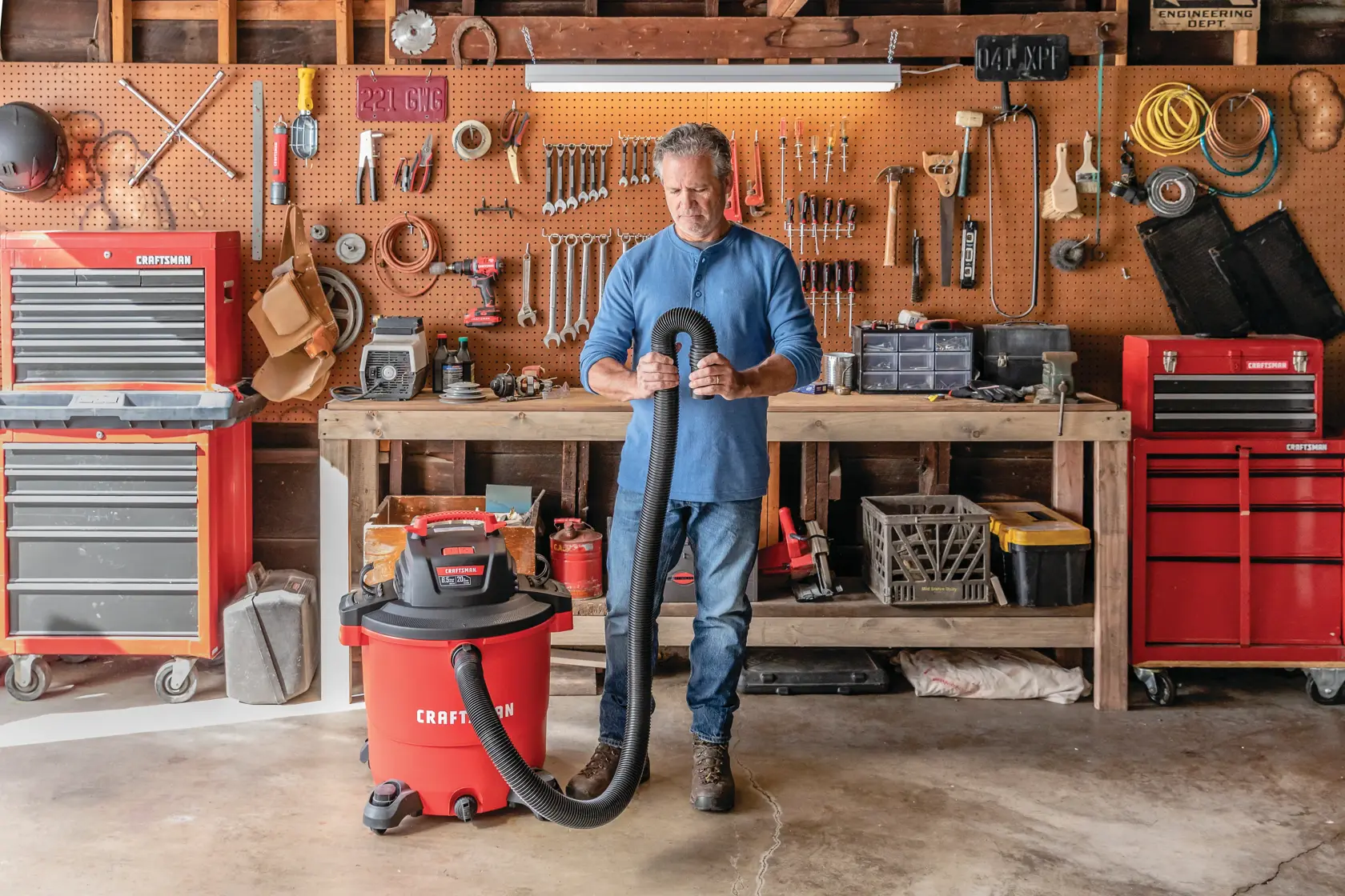 View of CRAFTSMAN Accessories: Vacuums  being used by consumer
