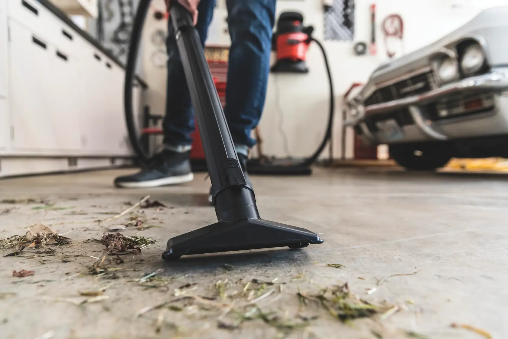 View of CRAFTSMAN Vacuums: Wet/Dry Shop Vac  being used by consumer