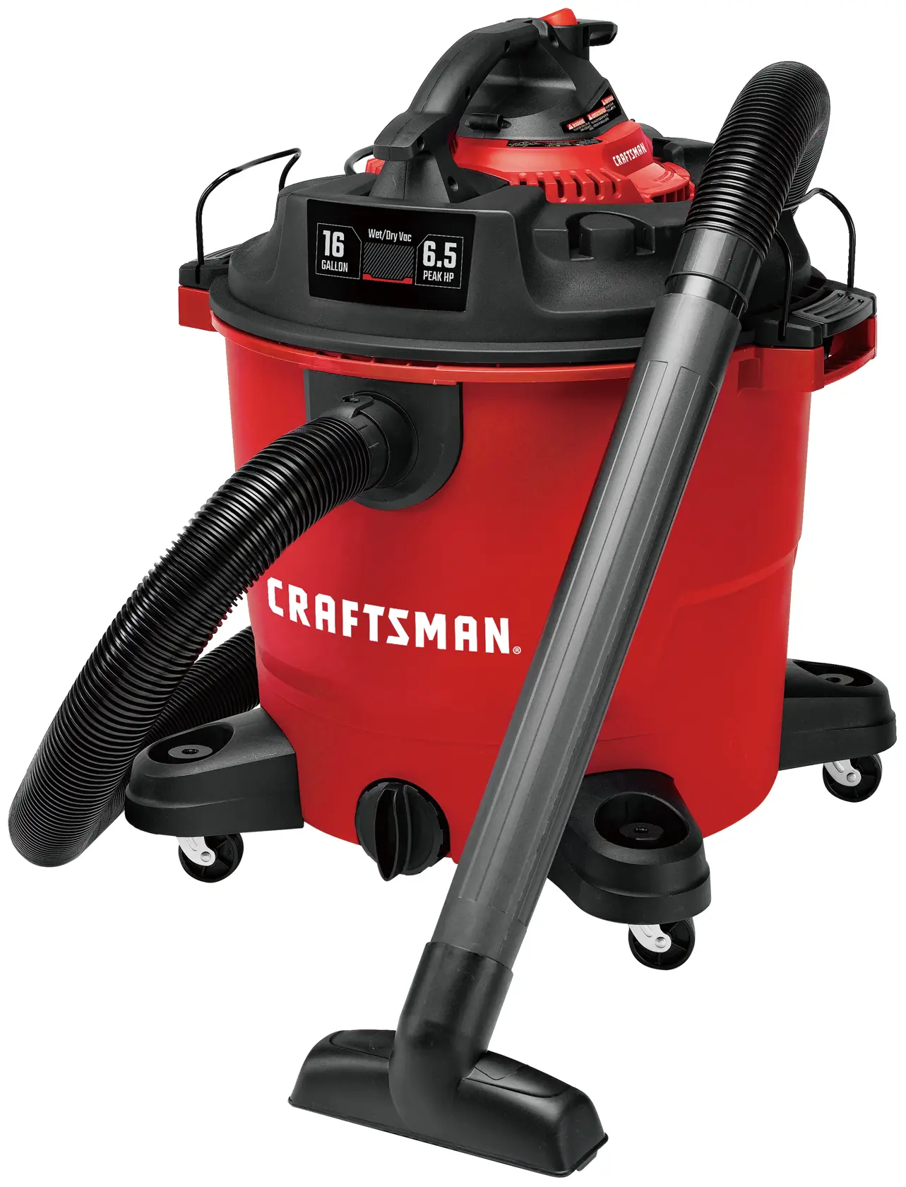 View of CRAFTSMAN Vacuums: Wet/Dry Shop Vac on white background