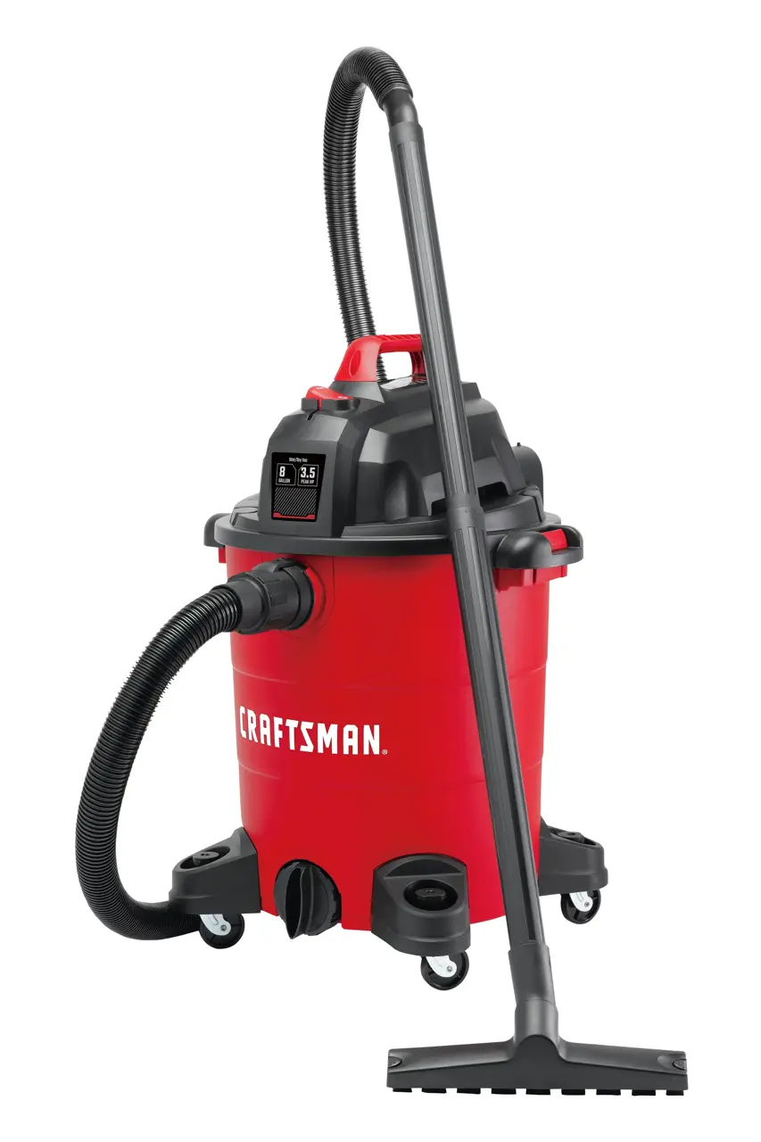 Electric 3-1/2 Peak HP Wet/Dry Vacuum (8 gal)