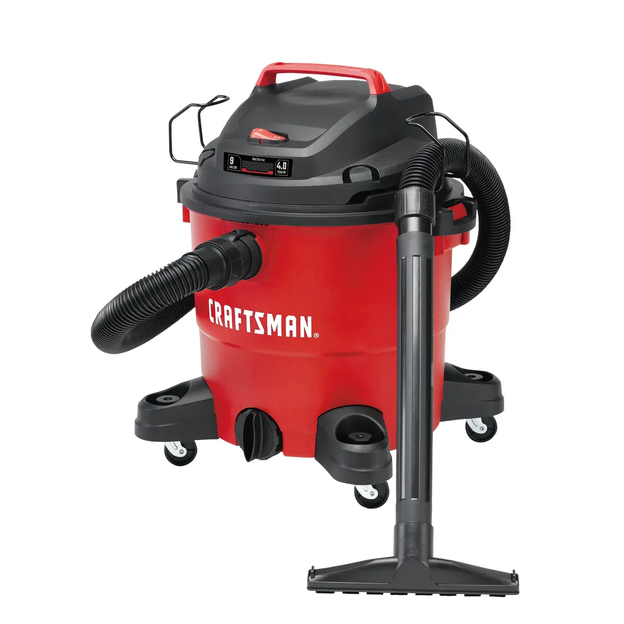 Electric 4 Peak HP Wet/Dry Vacuum (9 gal)