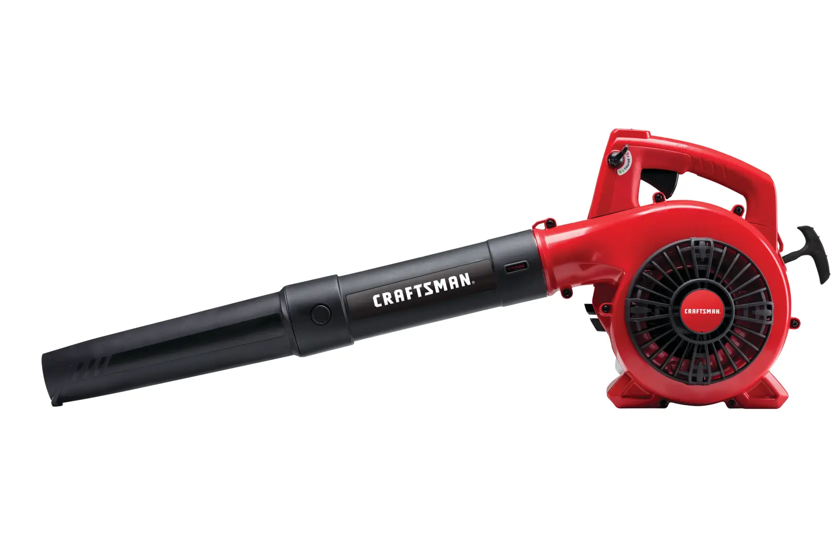 Craftsman handheld leaf blower CMEBL7000 white background beauty shot side view