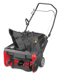 Craftsman single-stage snow blower 31AS2S5GB93 white background beauty shot front angle