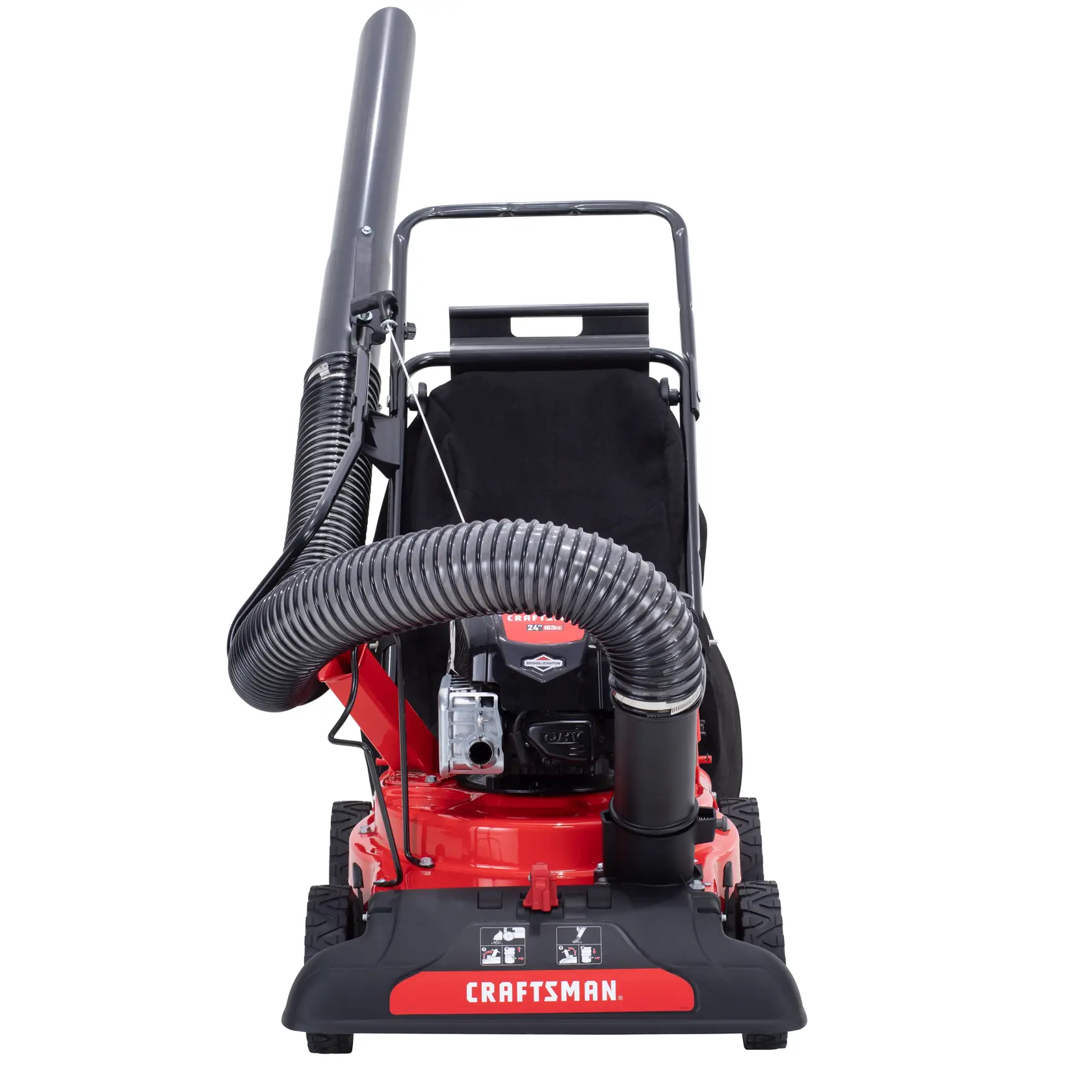 24 inch 163 c c chipper shredder vacuum.