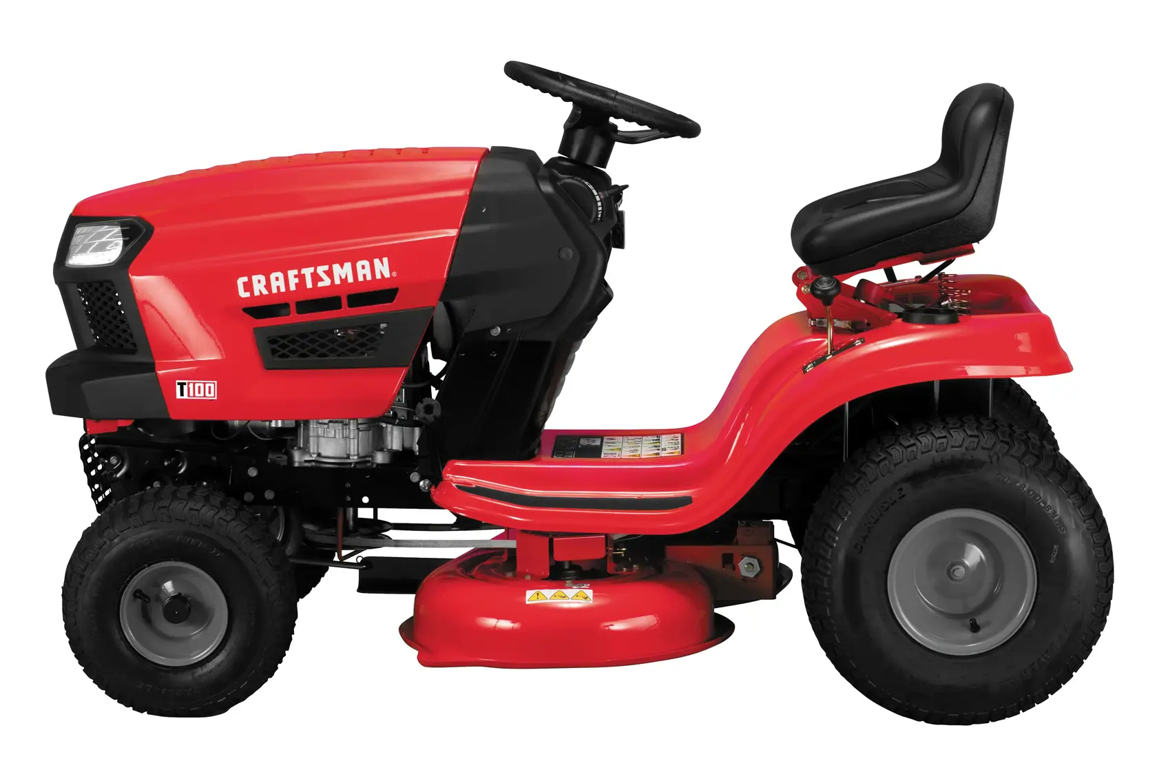 T 100 Gear drive riding mower.