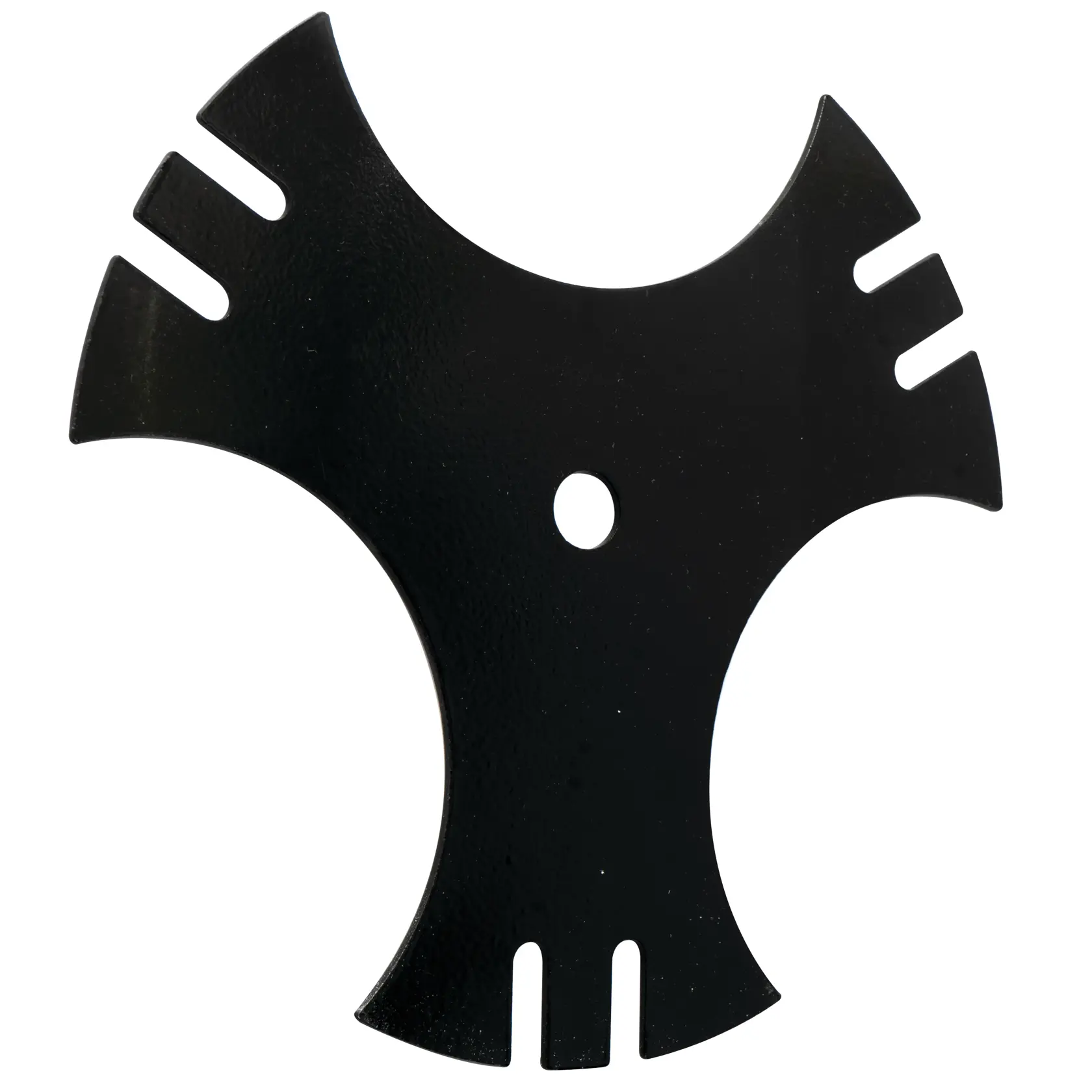 Left profile of 9 inch Tri arc Edger Blade.