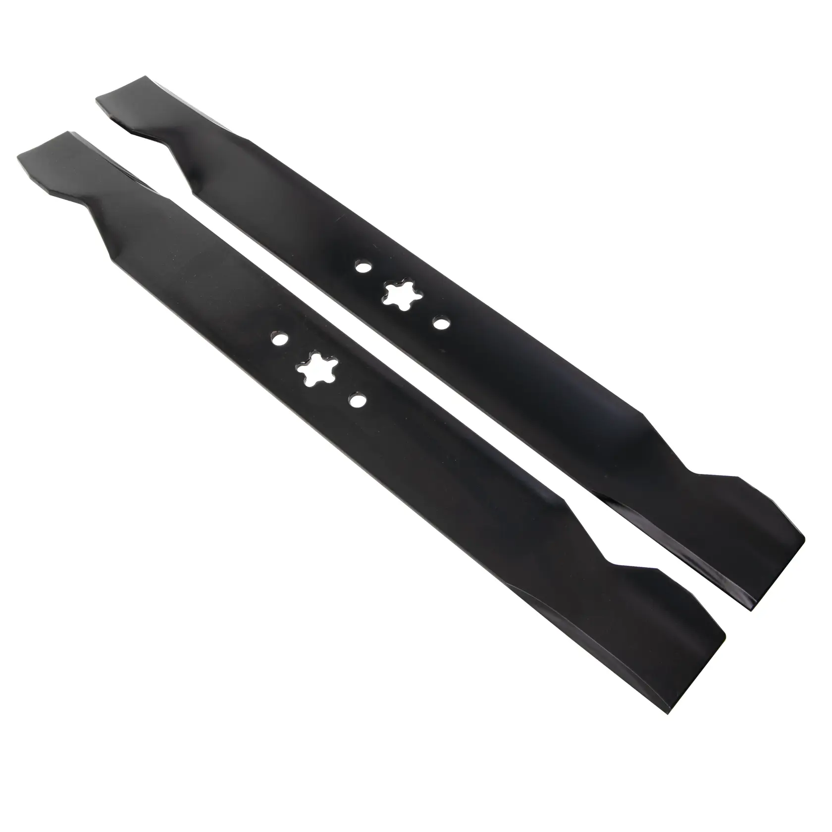 Left profile of 42 Inch Bagging and Side Discharging Blade Set.