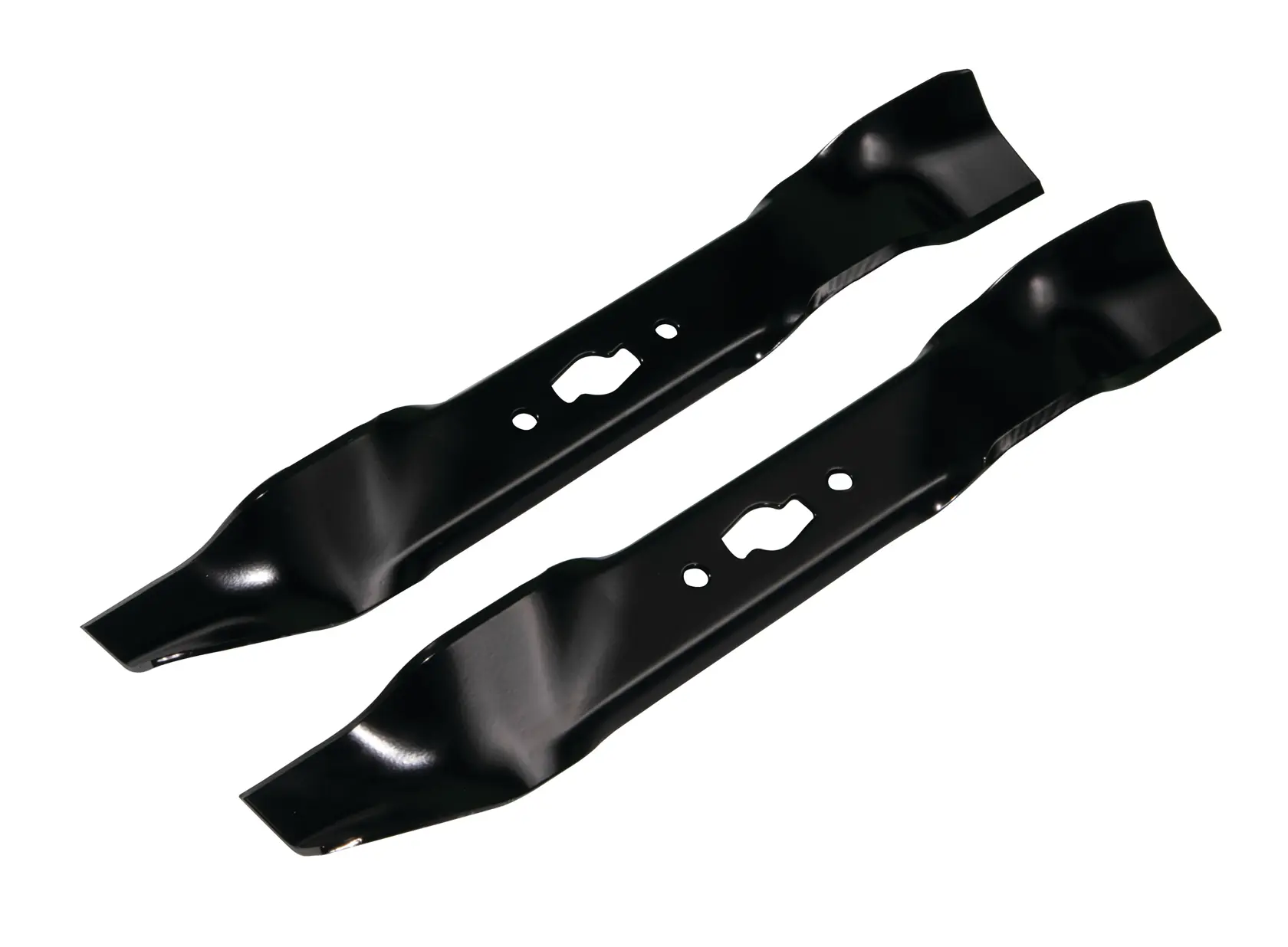 Right profile of 36 Inch Mulching Bagging and Side Discharging Blade Set.