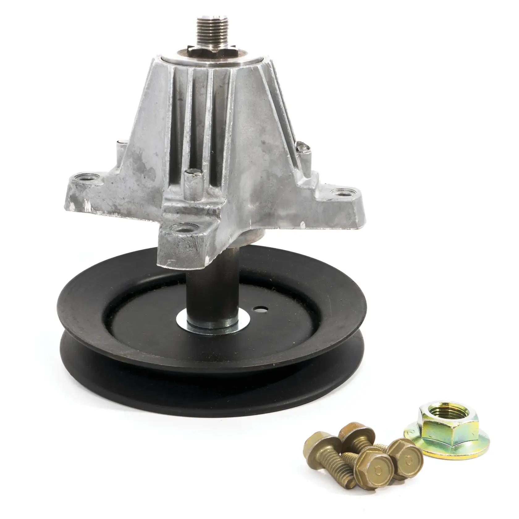 Left profile of Maintenance Free Spindle Assembly With Hardware.