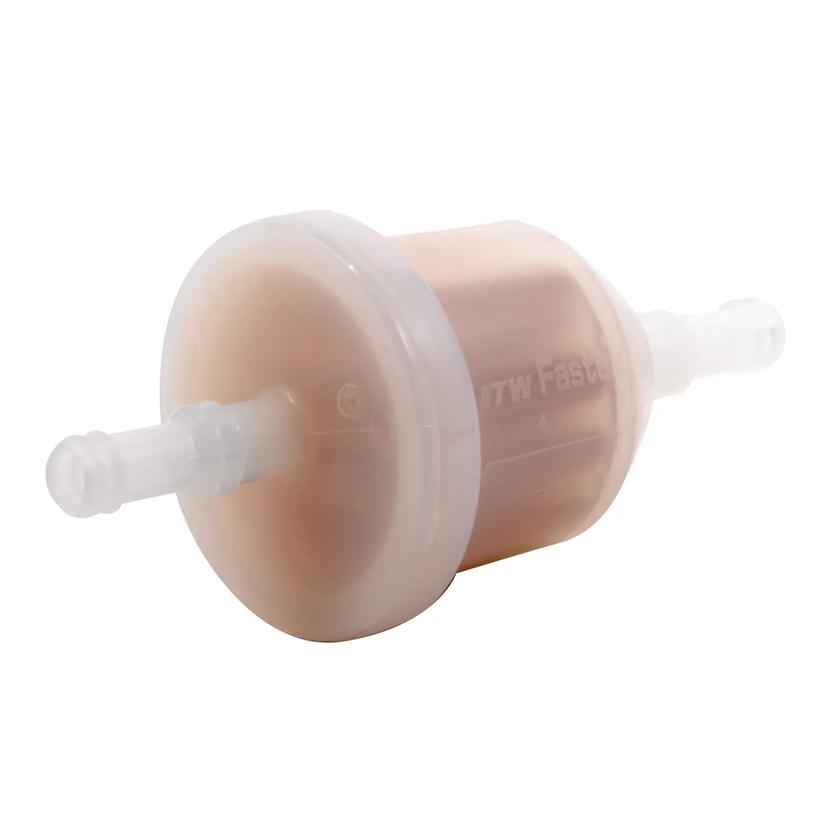 Left profile of fuel filter.