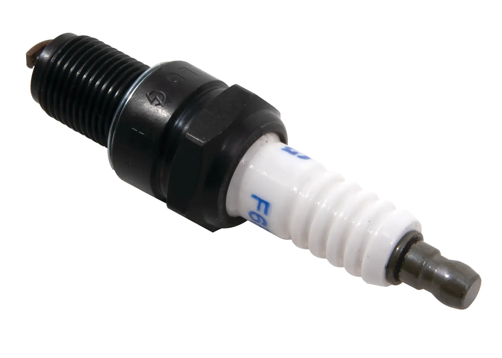 Right profile of spark plug.
