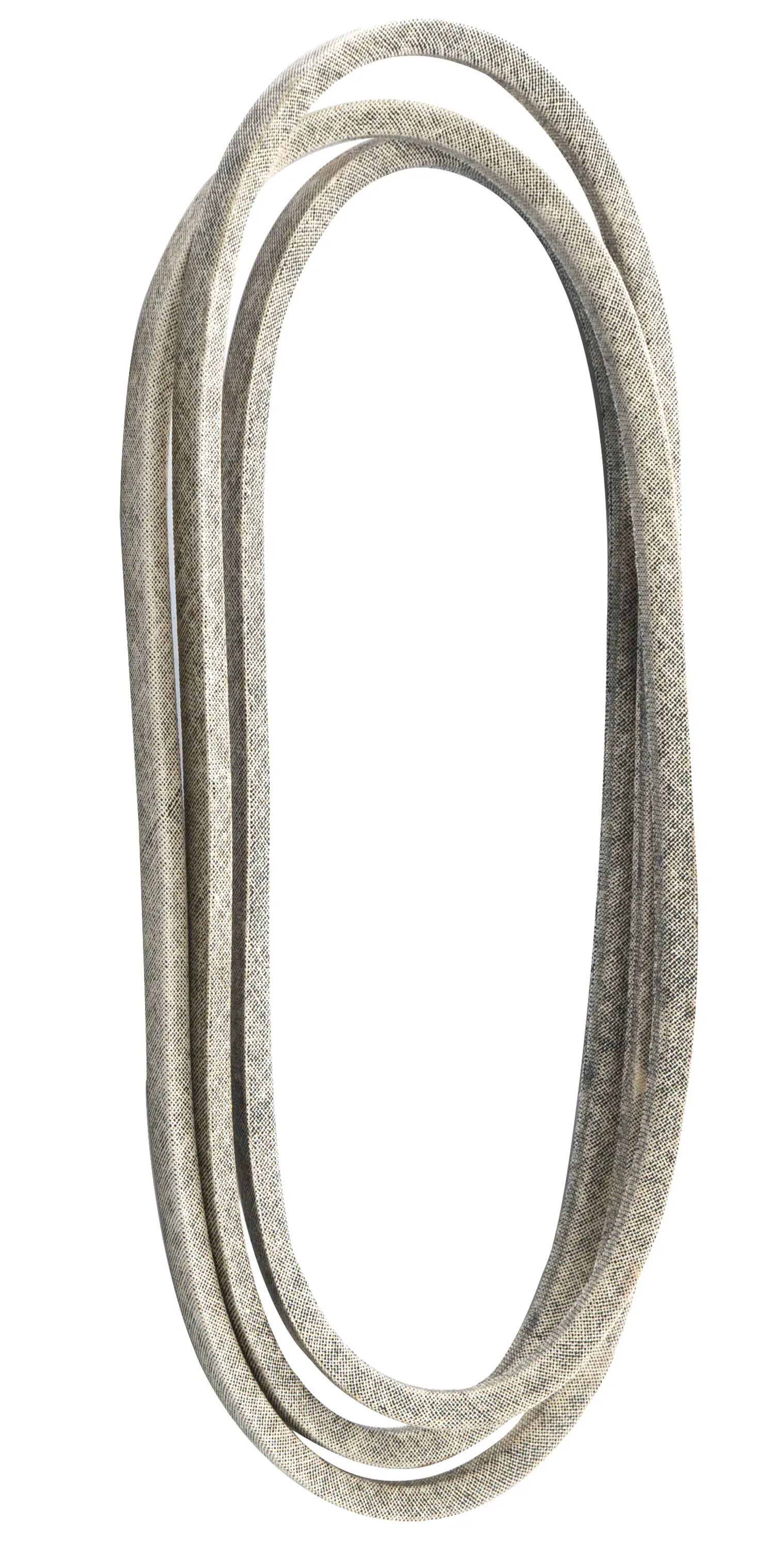 Left profile of 42 inch deck drive belt.