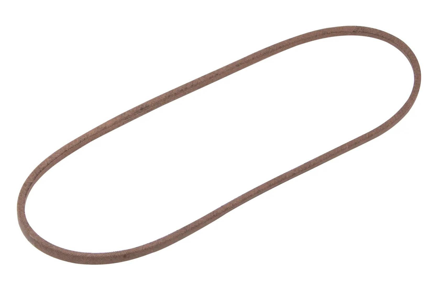 Right profile of snow blower wheel drive belt.