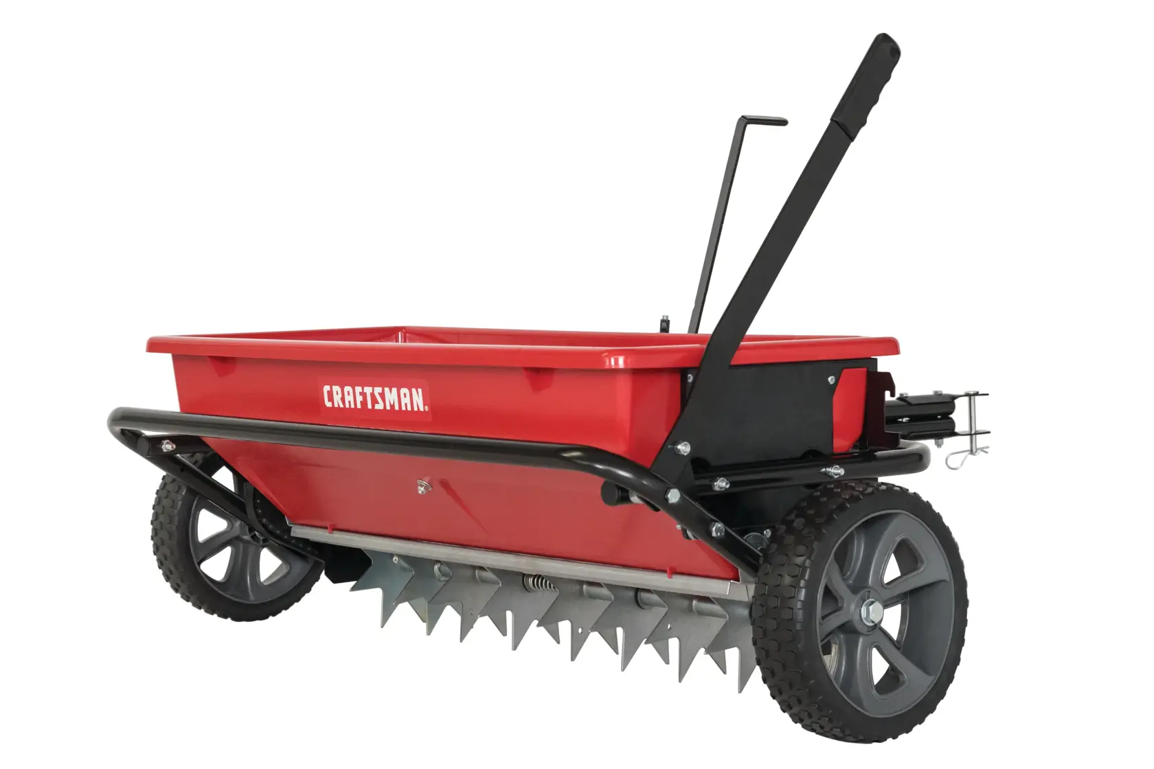 100 pounds aerator drop spreader combo.