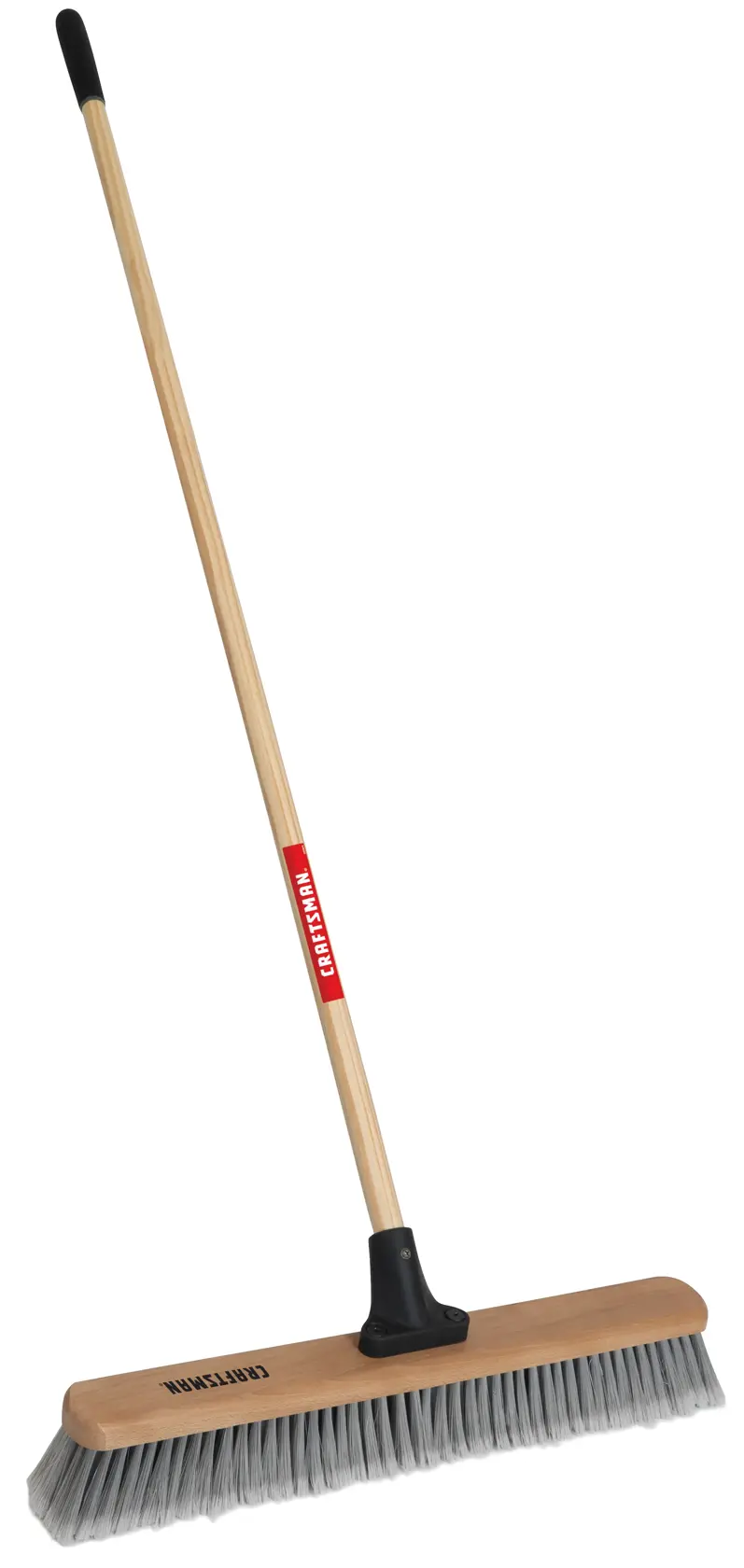 24 inch shop-and-garage push broom angled view