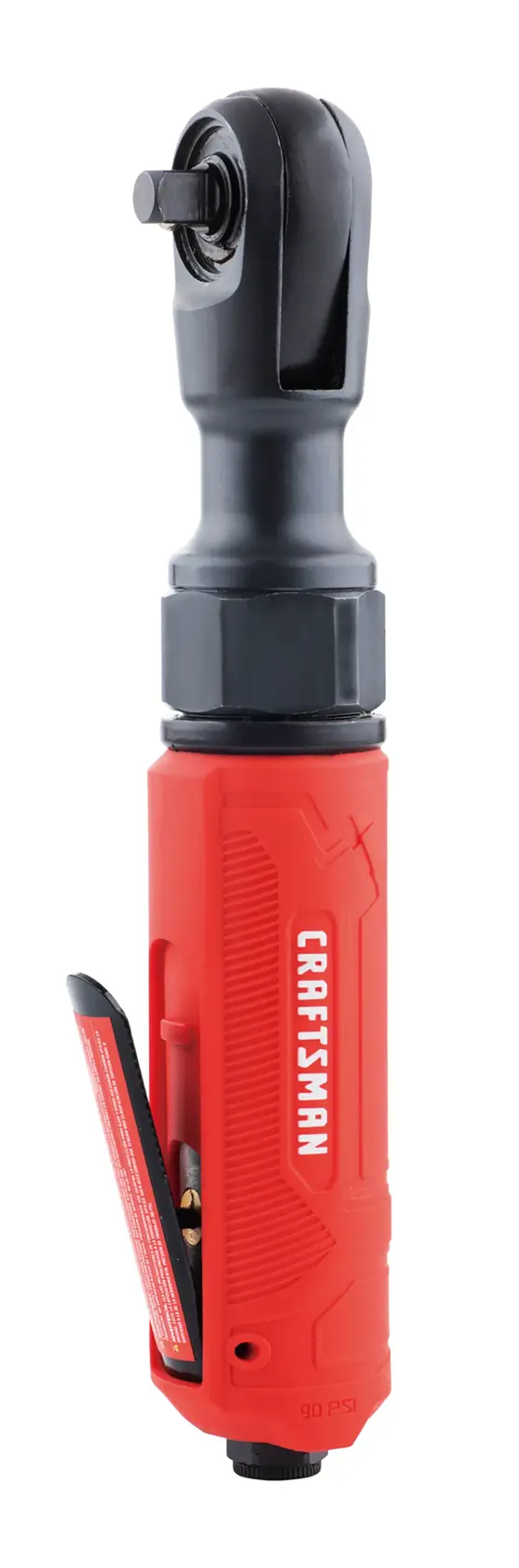 Craftsman air ratchet tool CMXPTSG1003NB white background beauty shot front angle