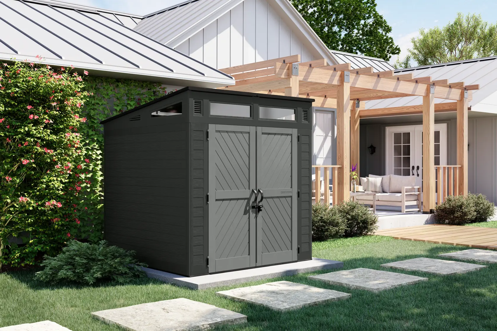 CRAFTSMAN® 7' X 7'  MODERN STORAGE SHED