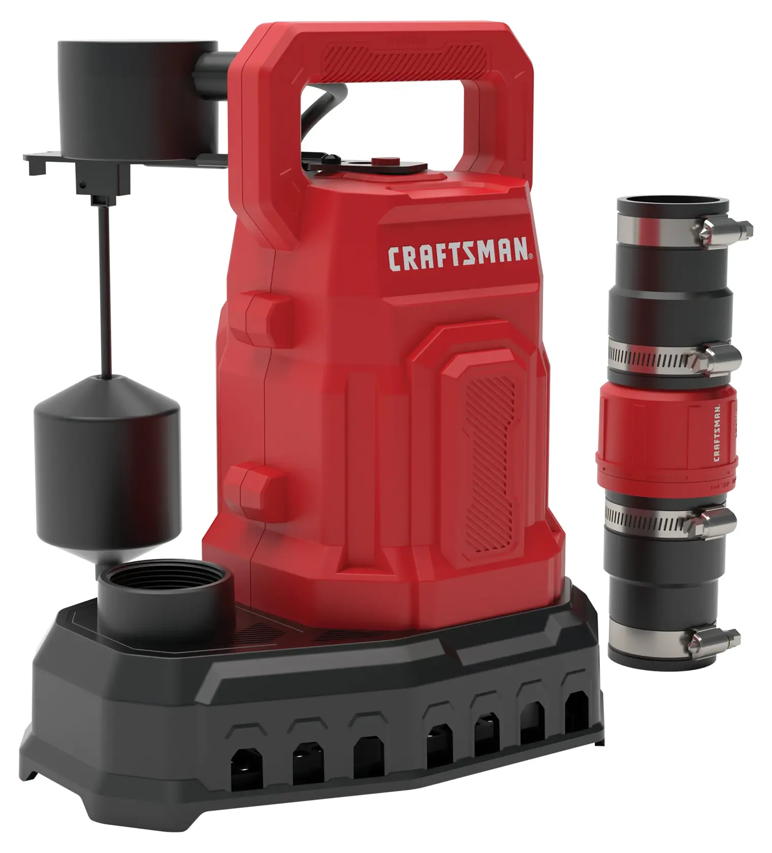 1-3HP SUMP PUMP REINFORCED THERMOPLASTIC SUBMERSIBLE AUTOMATIC VERTICAL SWITCH INCLUDES CHECK VALVE MAIN VIEW