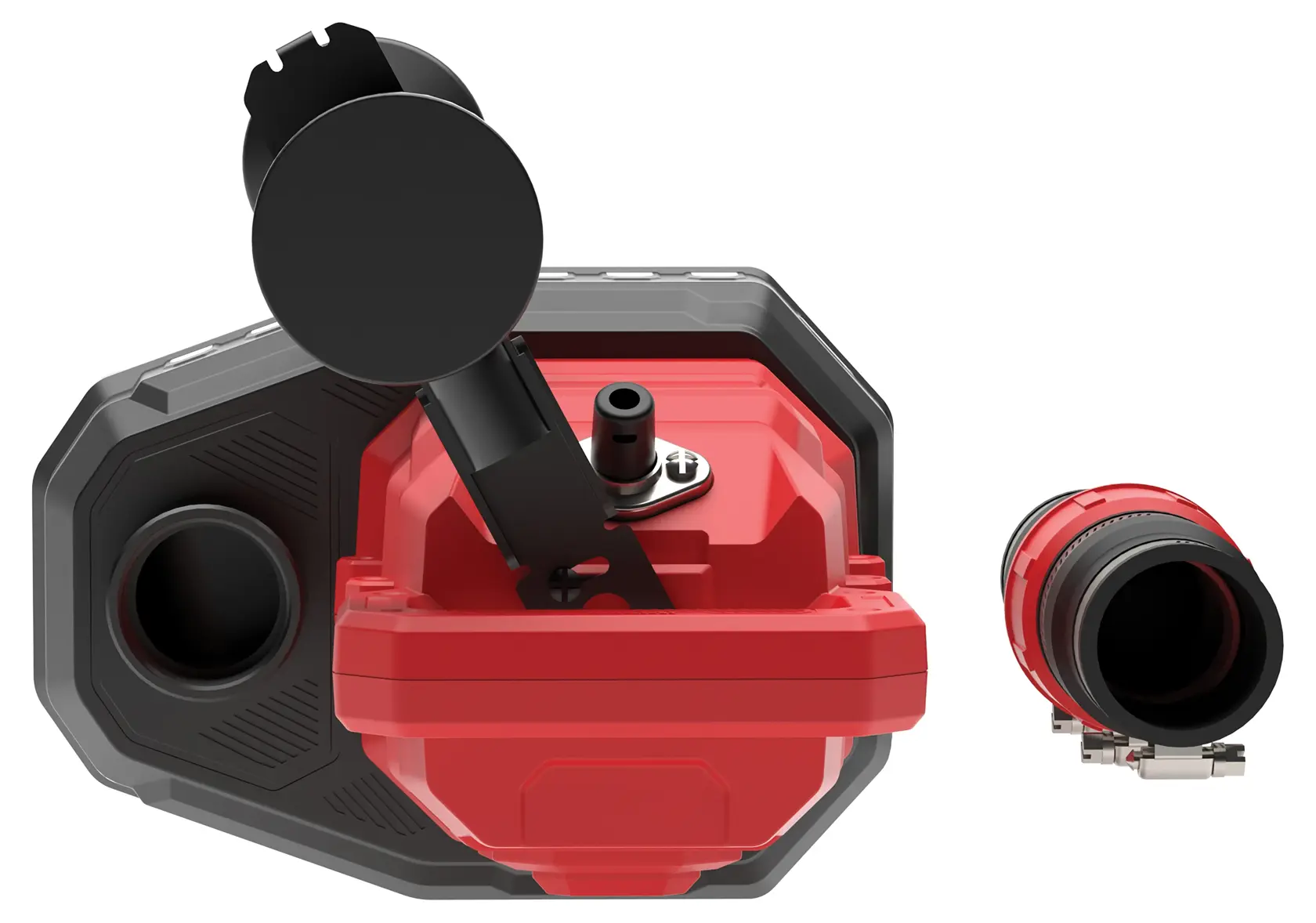 1-3HP SUMP PUMP REINFORCED THERMOPLASTIC SUBMERSIBLE AUTOMATIC VERTICAL SWITCH INCLUDES CHECK VALVE TOP VIEW