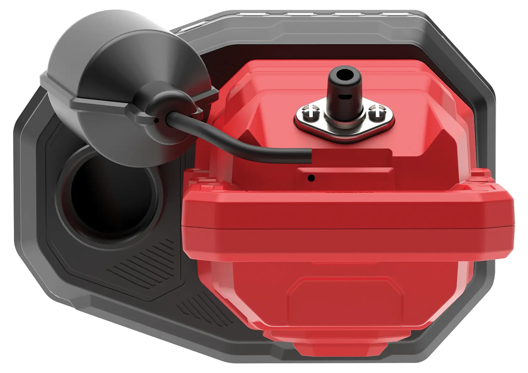 1-2HP SUMP PUMP REINFORCED THERMOPLASTIC SUBMERSIBLE AUTOMATIC TETHERED SWITCH TOP VIEW