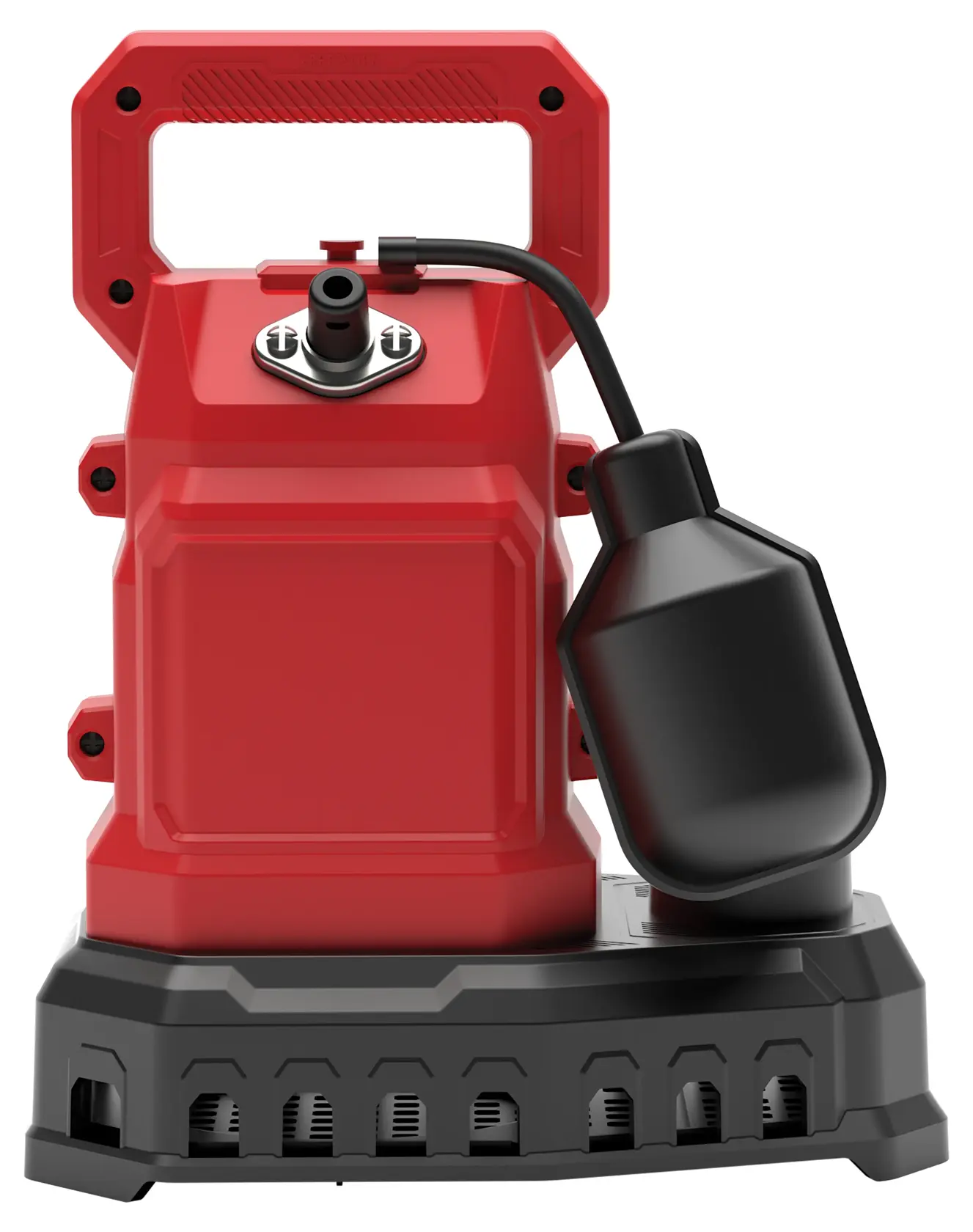 1-2HP SUMP PUMP REINFORCED THERMOPLASTIC SUBMERSIBLE AUTOMATIC TETHERED SWITCH BACK VIEW