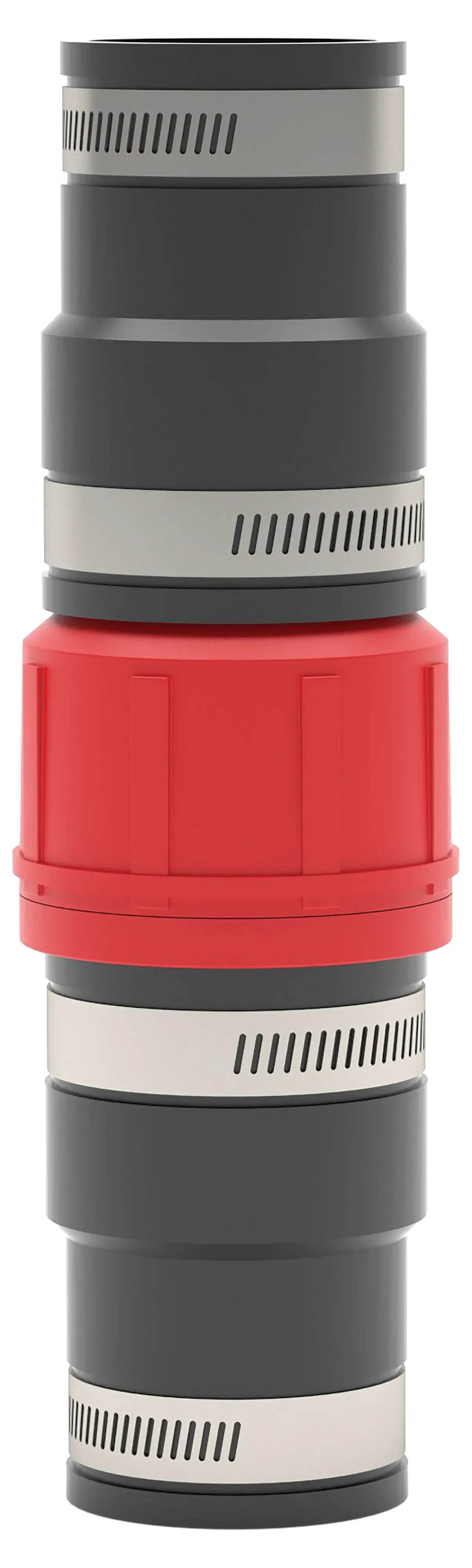 SUMP PUMP CHECK VALVE FITS 1-1/4IN OR 1-1/2IN DISCHARGE PIPE SLIP FIT CONNECTION BACK VIEW