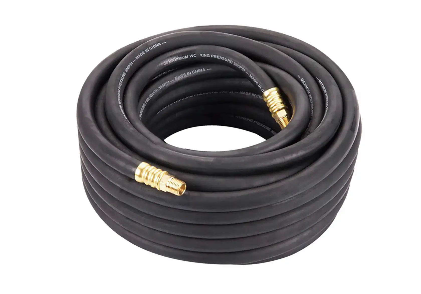 Craftsman rubber air hose CMXZTSG1072NB white background beauty shot front angle