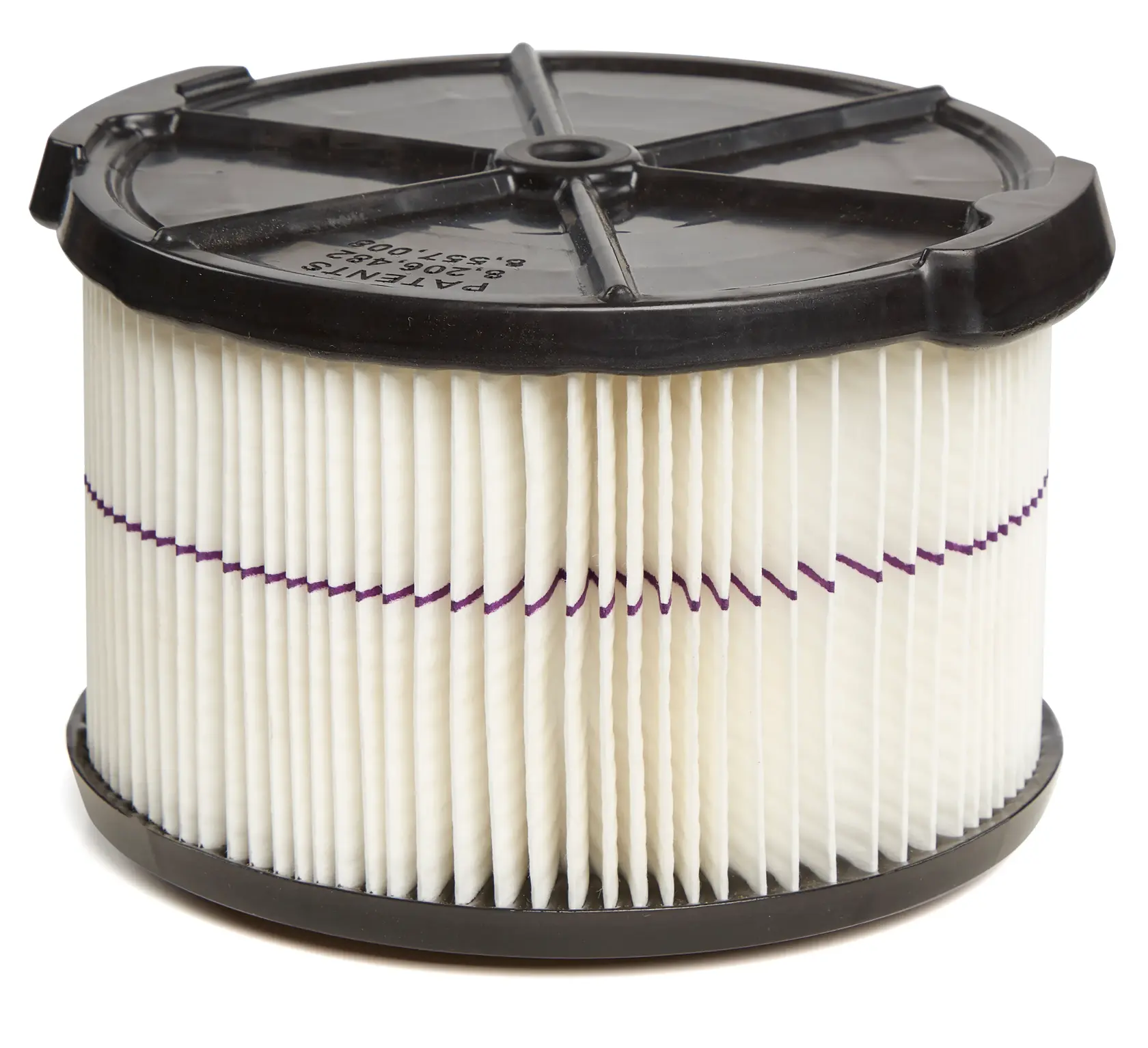 Front facing CRAFTSMAN 1/2 Height General Dirt Wet/Dry Vac Filter for 4 Gal Shop Vacuums