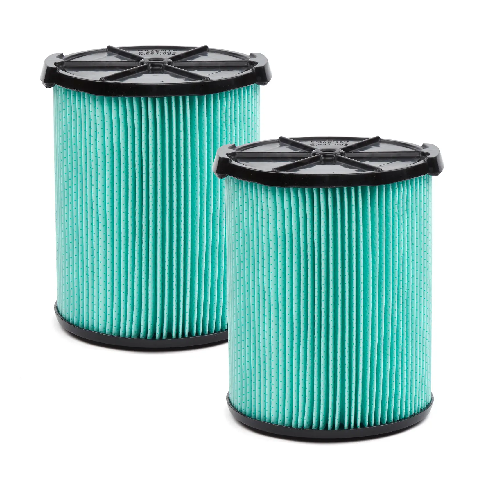 Front facing 2-pack CRAFTSMAN HEPA Media Filter for 5-20 Gallon CRAFTSMAN Shop Vacuums