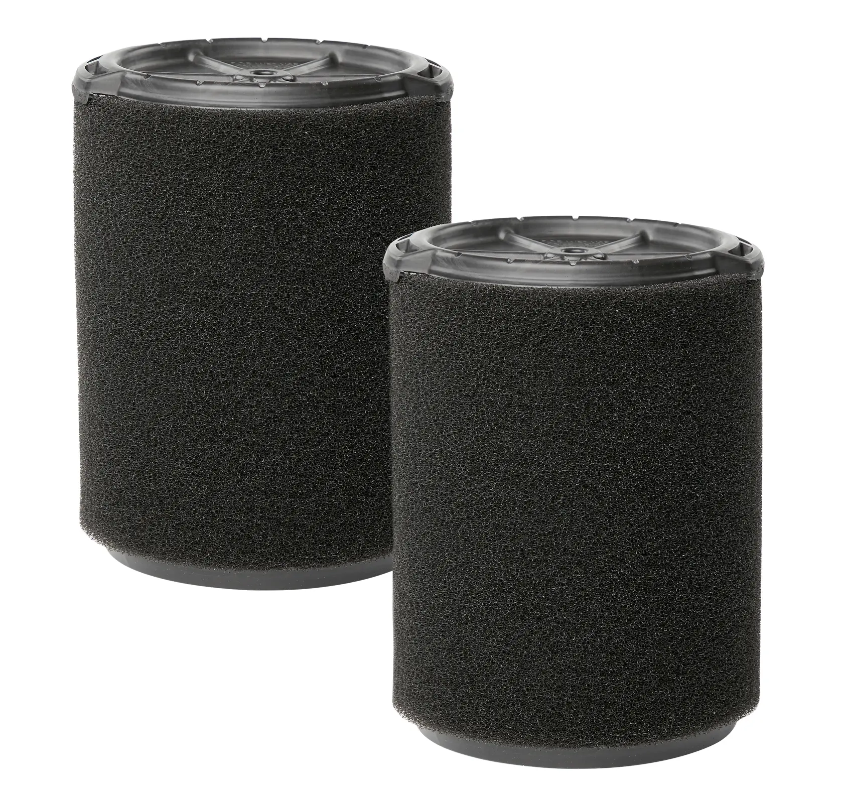 Front facing 2-pack CRAFTSMAN Wet Application Foam Filter for 5-20 Gallon CRAFTSMAN Shop Vacuums