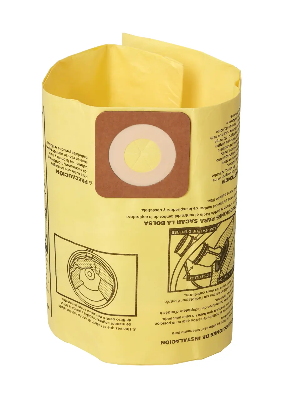 Fine Dust Wet/Dry Vac Dust Collection Bags for 6 and 9 Gal. Wet/Dry Vacs (2 PK)