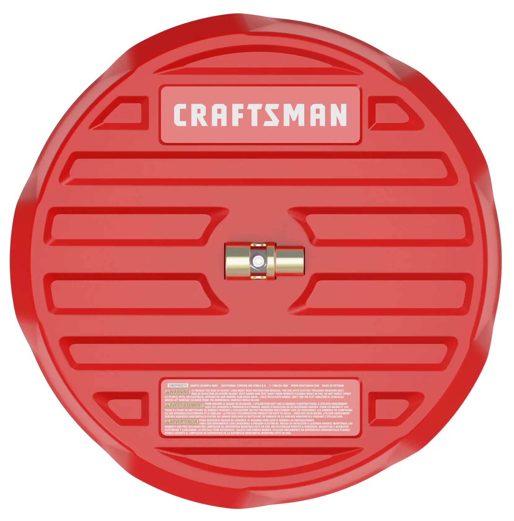 15" Surface Cleaner Top View