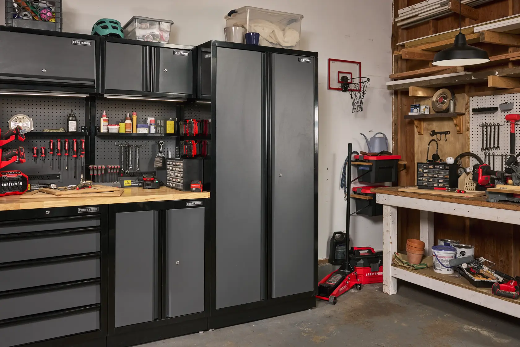 Welded Floor Cabinet (Black/Gray)